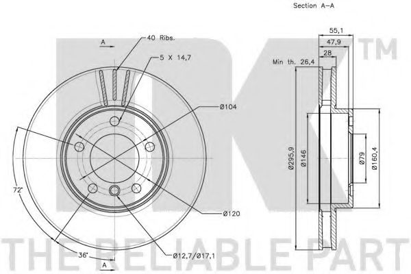 Disc frana 1