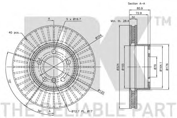 Disc frana 1