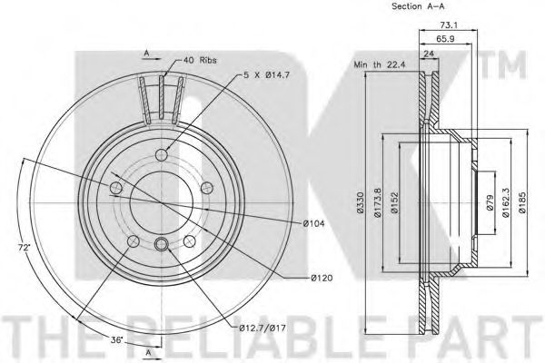 Disc frana 2