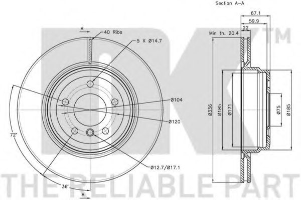 Disc frana 1