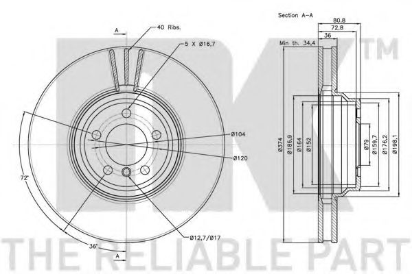 Disc frana 1