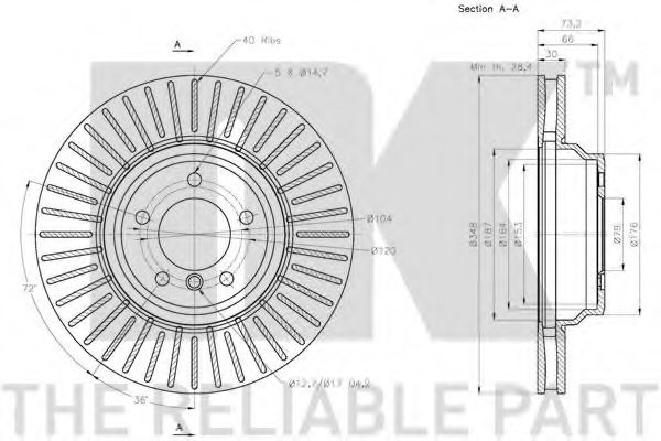 Disc frana 1