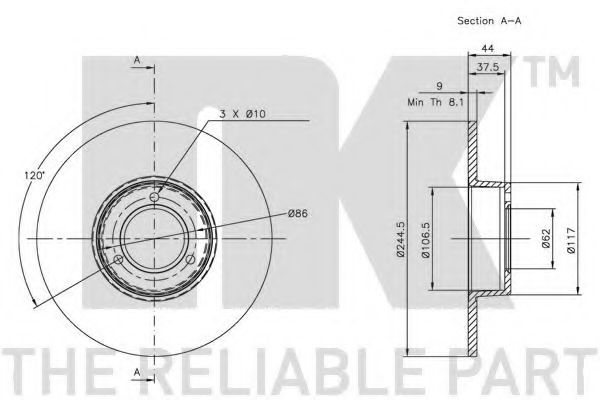 Disc frana 1