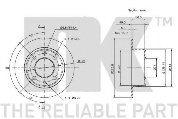 Disc frana 1