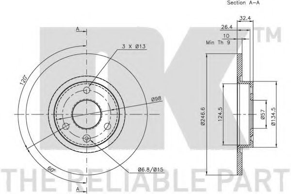 Disc frana 1