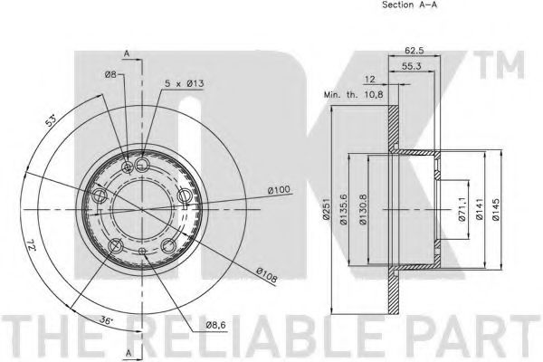 Disc frana 1