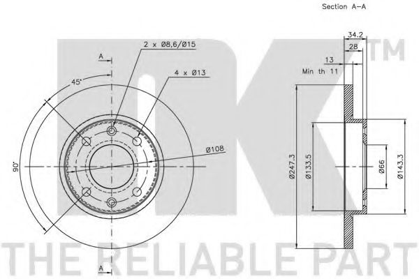 Disc frana 2