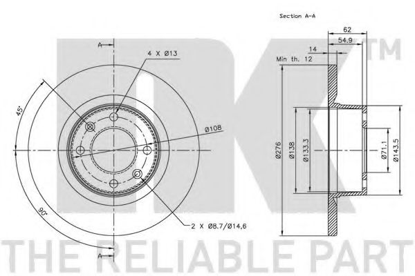Disc frana 2