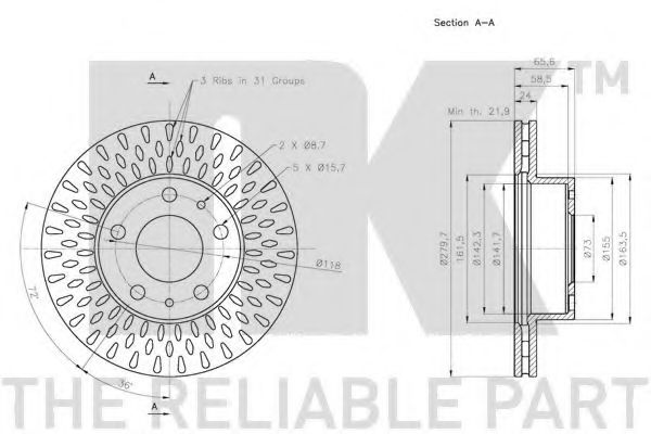 Disc frana 2