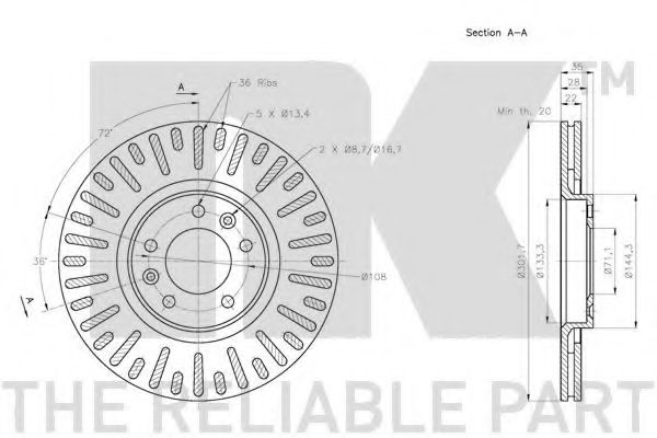 Disc frana 1