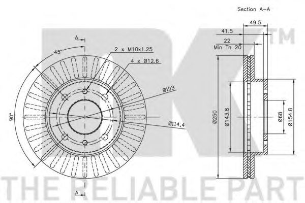 Disc frana 1