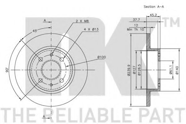 Disc frana 1