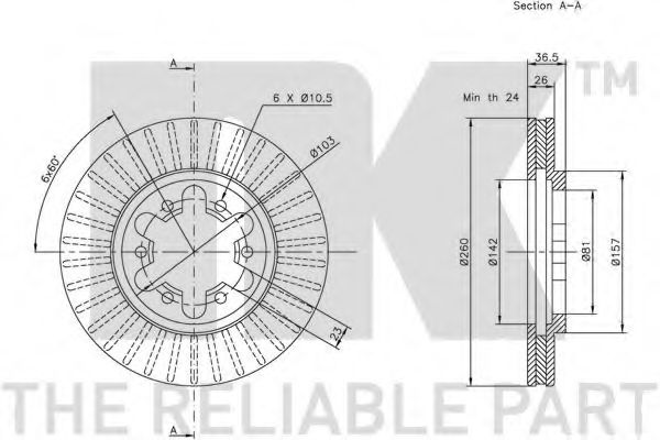 Disc frana 1