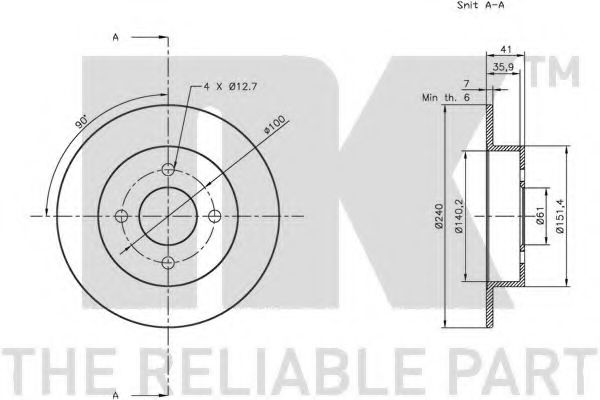 Disc frana 2