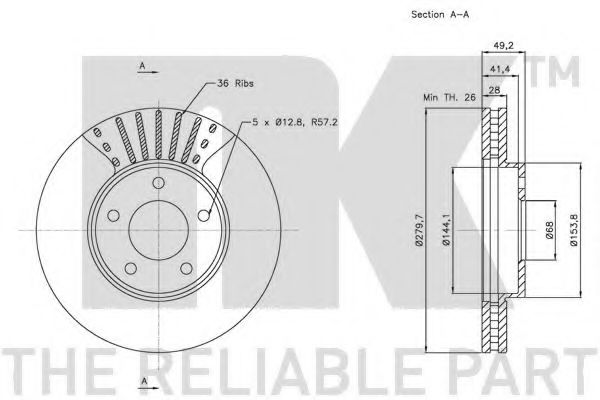 Disc frana 2