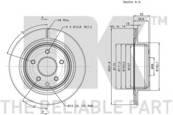 Disc frana 2