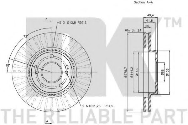 Disc frana 1