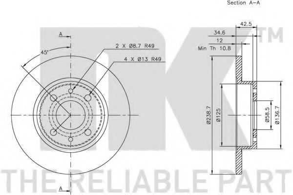 Disc frana 1