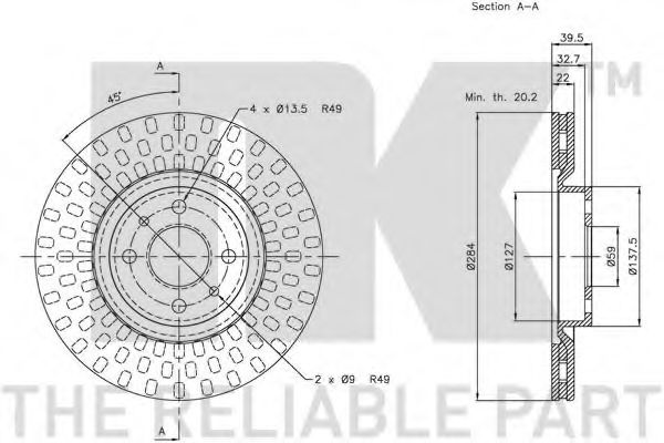 Disc frana 2