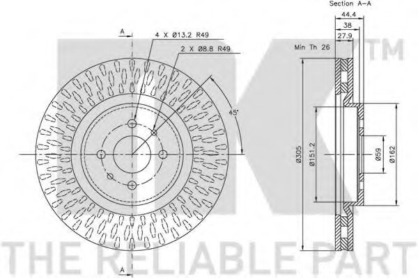 Disc frana 1