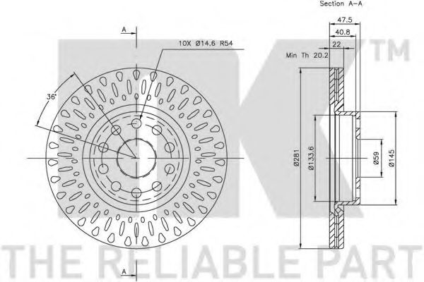 Disc frana 1