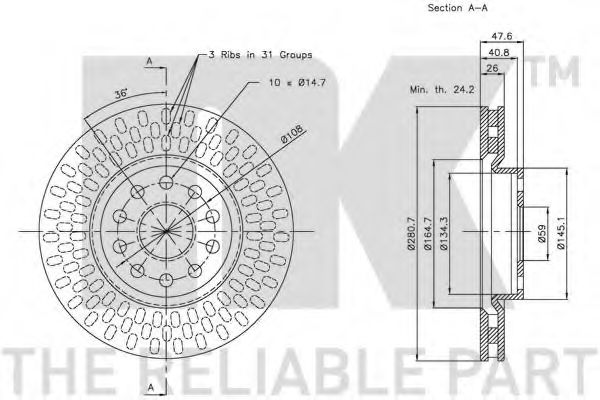 Disc frana 1
