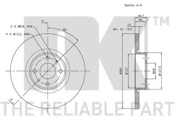 Disc frana 1