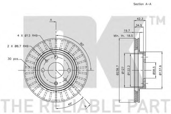 Disc frana 1
