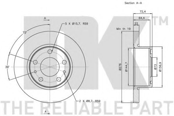 Disc frana 2