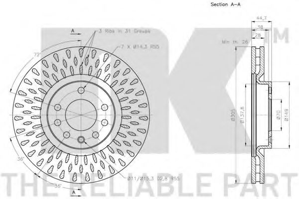 Disc frana 1