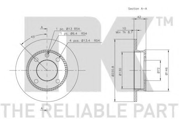 Disc frana 1