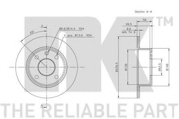 Disc frana 1