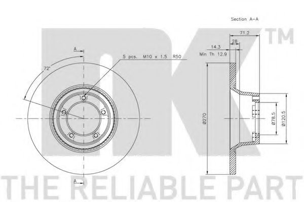 Disc frana 1