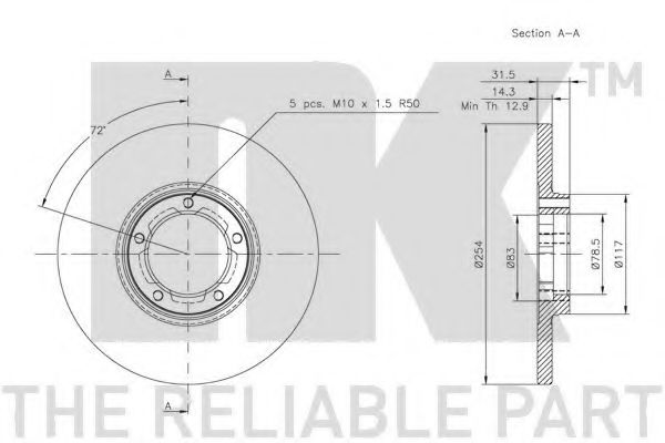 Disc frana 1