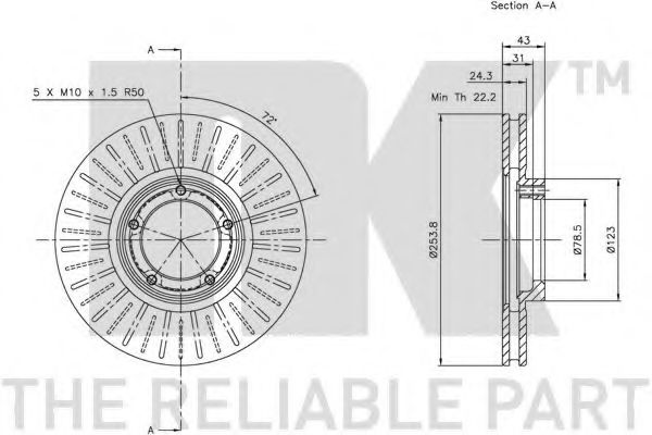 Disc frana 1