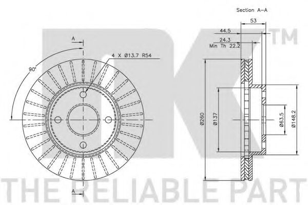 Disc frana 1