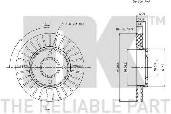 Disc frana 1