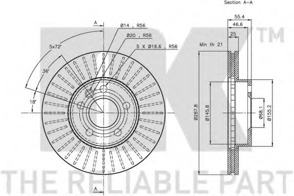 Disc frana 2