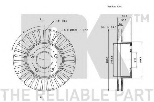 Disc frana 1