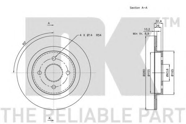 Disc frana 1