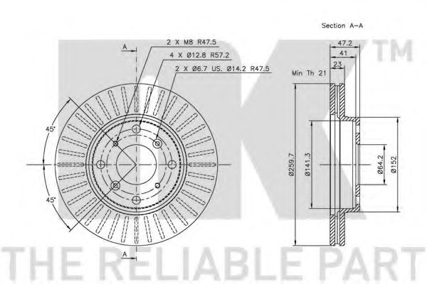 Disc frana 1