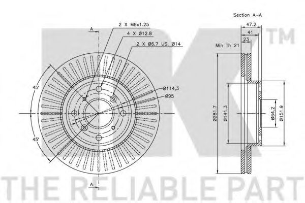Disc frana 1