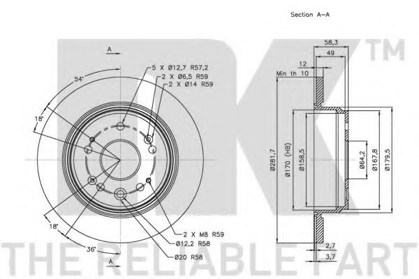 Disc frana 2