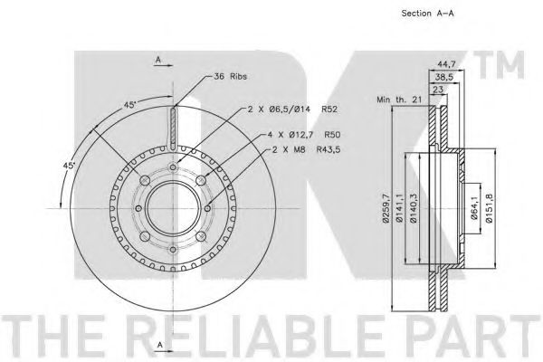 Disc frana 1