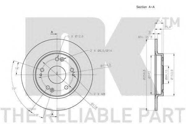 Disc frana 2