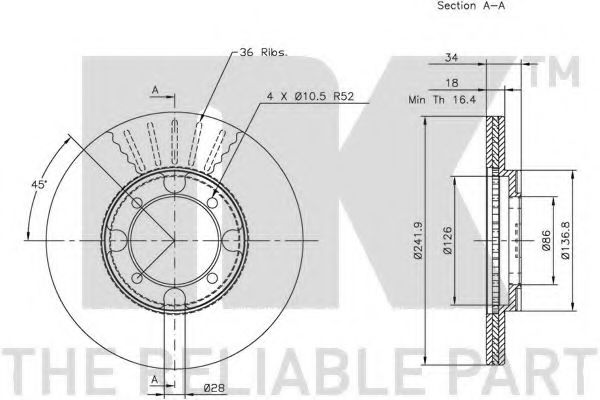 Disc frana 1