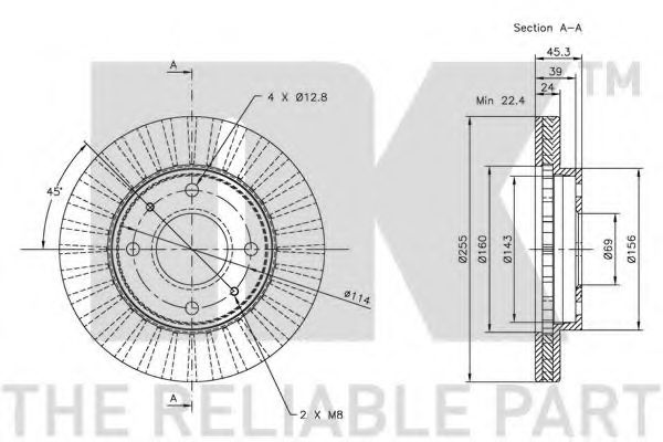 Disc frana 2