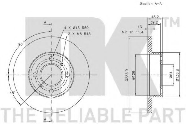 Disc frana 2