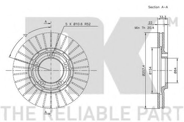 Disc frana 1