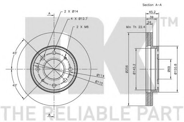 Disc frana 2